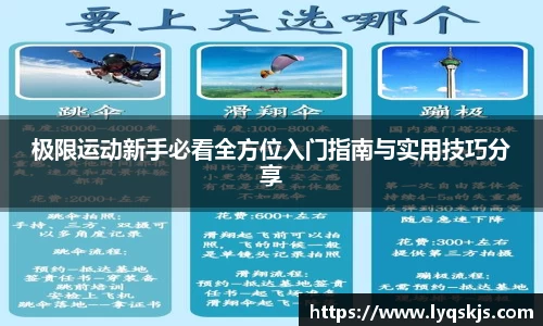 极限运动新手必看全方位入门指南与实用技巧分享